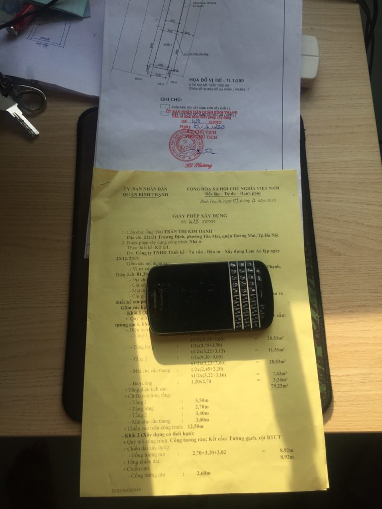 Hồ sơ xin phép xây dựng phường Gia Định