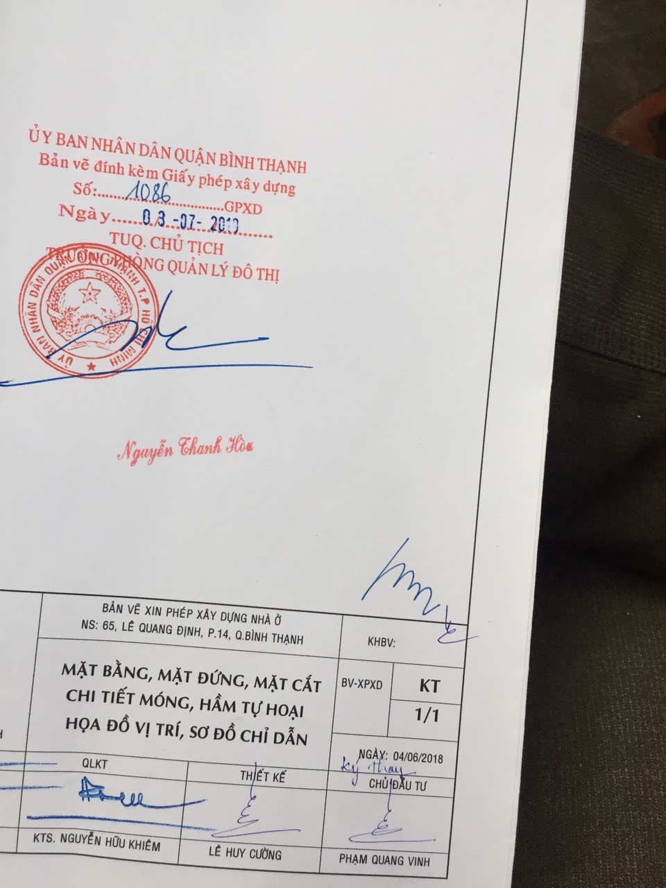 Xin Phép Xây Dựng Phường Gia Định